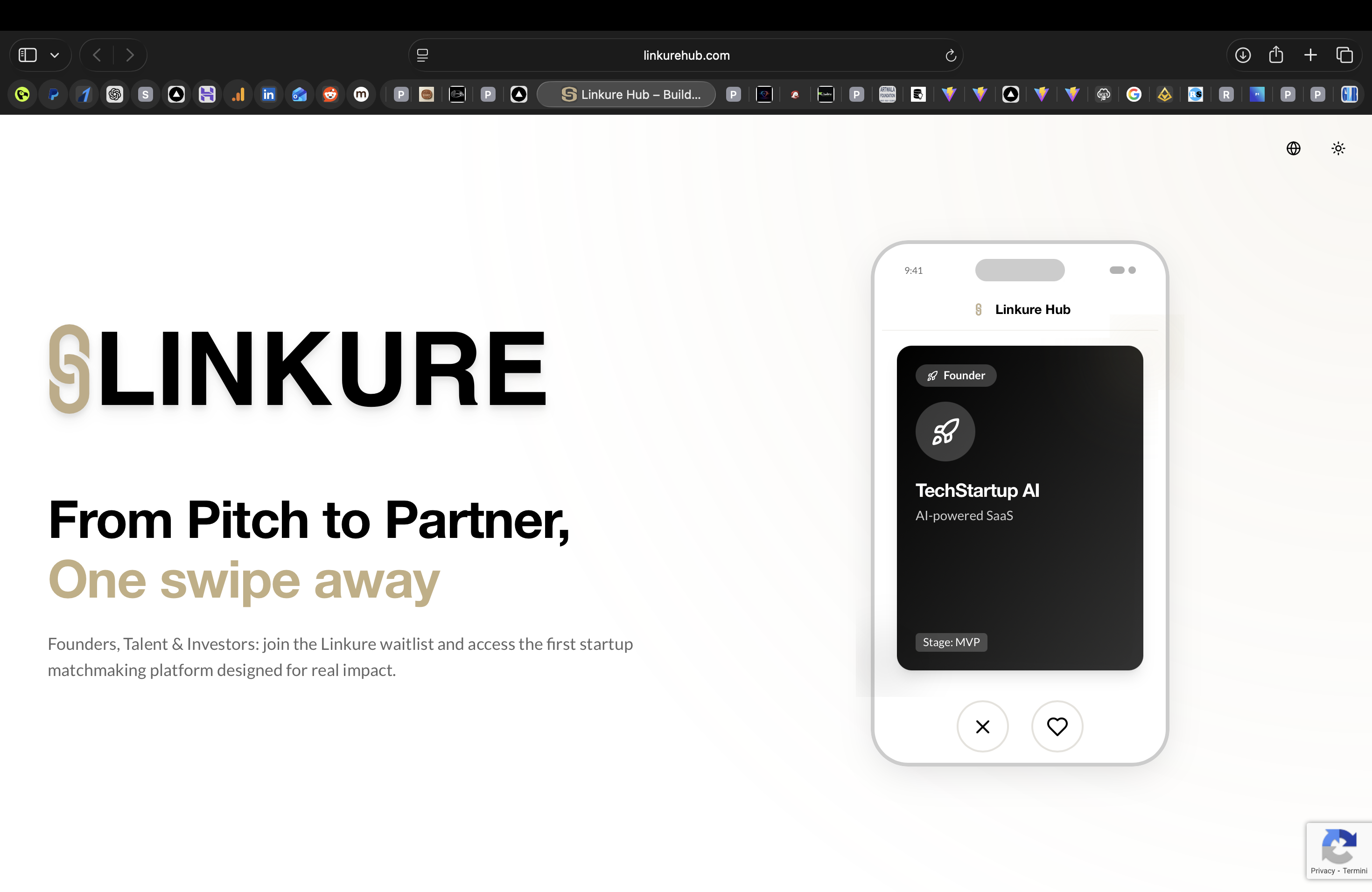 Linkure Hub interface