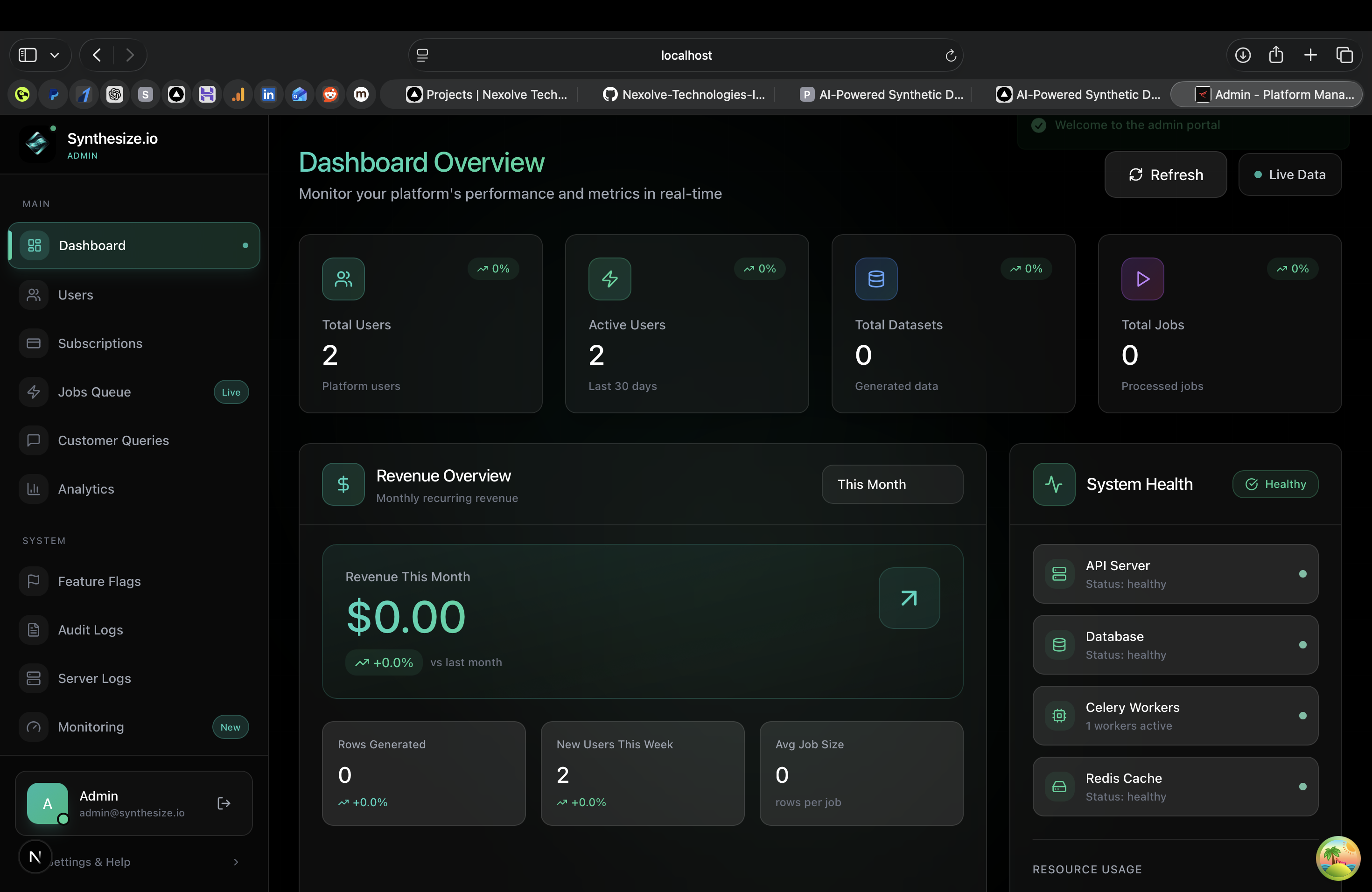 Synthesize IO screenshot 2